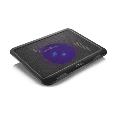 Media-Tech Silent Cooling Pad MT2660 330x250x40 mm must USB-sülearvuti jahutusalus 13,5 cm taustvalgustusega ventilaatoriga