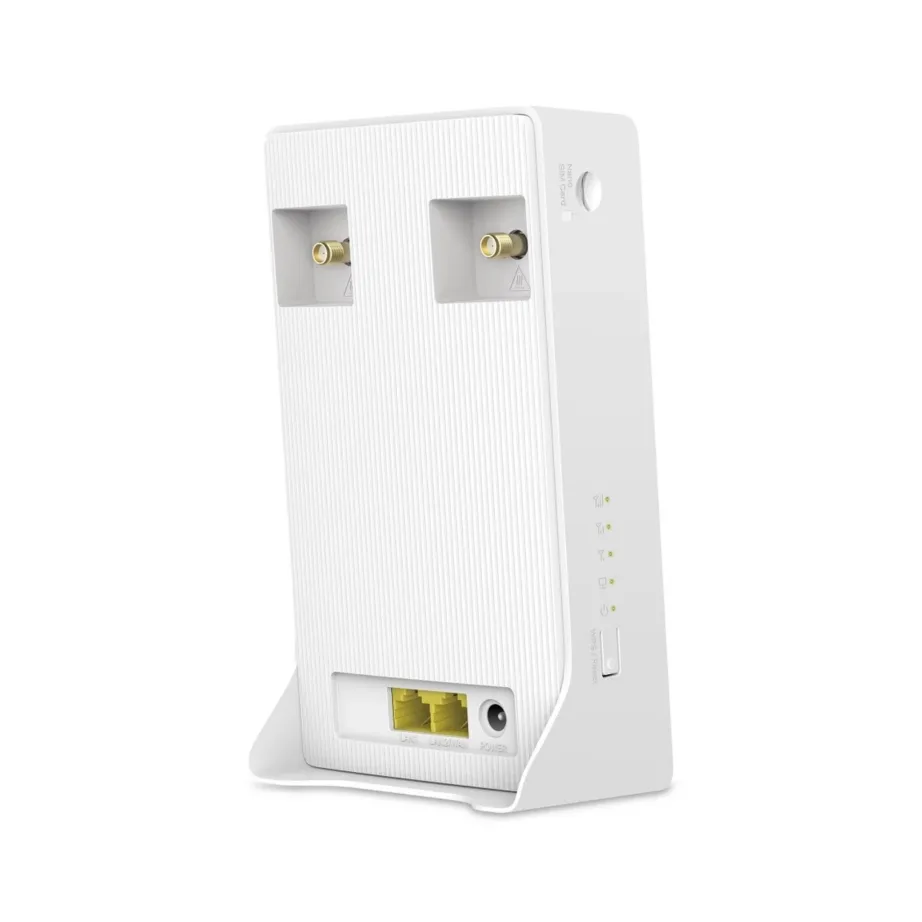 Mercusys MB130-4G valge 4G/LTE kahe sagedusalaga Wi-Fi ruuter (2.4/5 GHz, kuni 867 Mbit/s, Ethernet, Nano SIM, 2×2 sisseehitatud antenni, lauapealne) – 6