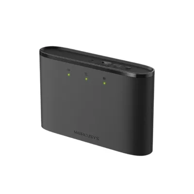 Mercusys MT110 must 4G LTE mobiilne Wi-Fi ruuter, 10 ühendust, 2200 mAh aku, nanoSIM