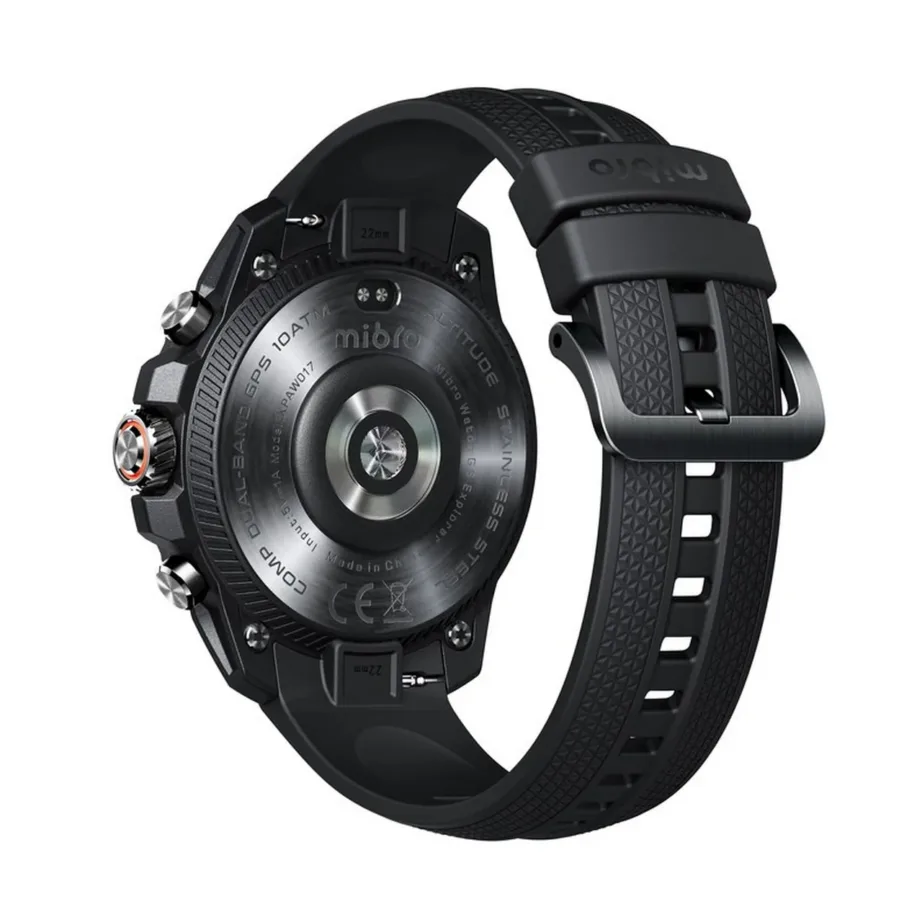 Mibro GS Explorer Obsidian Black 47,8 mm 10 ATM nutikell AMOLED-ekraani, GPS-i ja 20 päeva akuajaga – 4