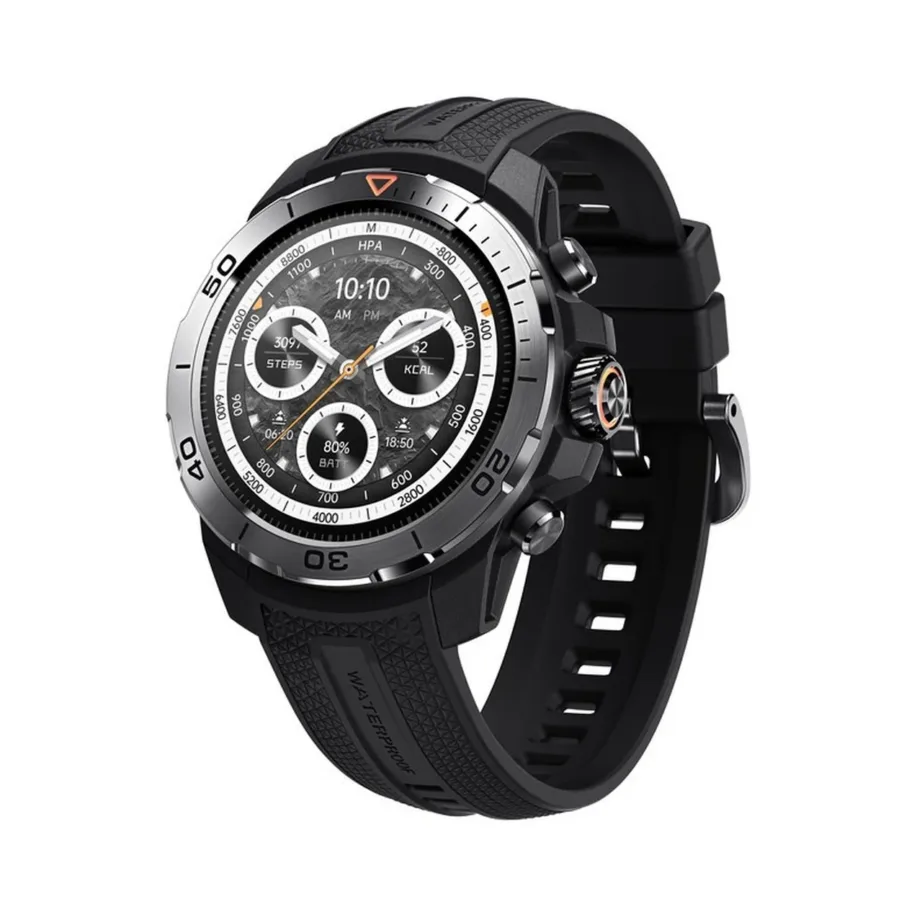 Mibro GS Explorer Obsidian Black 47,8 mm 10 ATM nutikell AMOLED-ekraani, GPS-i ja 20 päeva akuajaga – 6