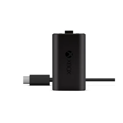 Microsoft SXW-00002 Play & Charge Kit must, USB-C kaabel, laetav aku Xbox One juhtmevabale kontrollerile