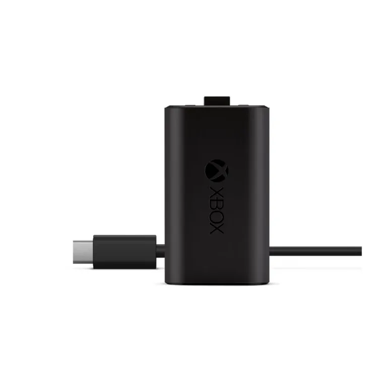 Microsoft SXW-00002 Play & Charge Kit must, USB-C kaabel, laetav aku Xbox One juhtmevabale kontrollerile