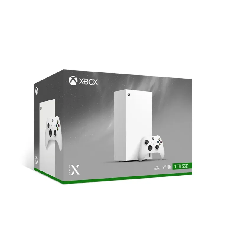 Microsoft Xbox Series X 1TB valge mängukonsool, AMD 8-tuumaline protsessor, 16 GB GDDR6, Wi-Fi 5, HDMI 2.1, 8K Ultra HD, 301x151x151 mm