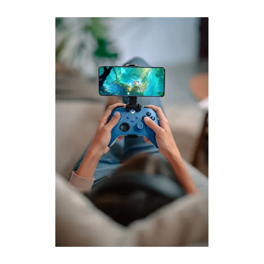 Microsoft Xbox Wireless Controller Shock Blue Bluetooth/USB mängupult, 177,8×152,4×58 mm, patarei- ja USB-toitega, kuni 40 h aku, Xbox Series X/S, One, PC, Android, iOS ühilduvus – 12