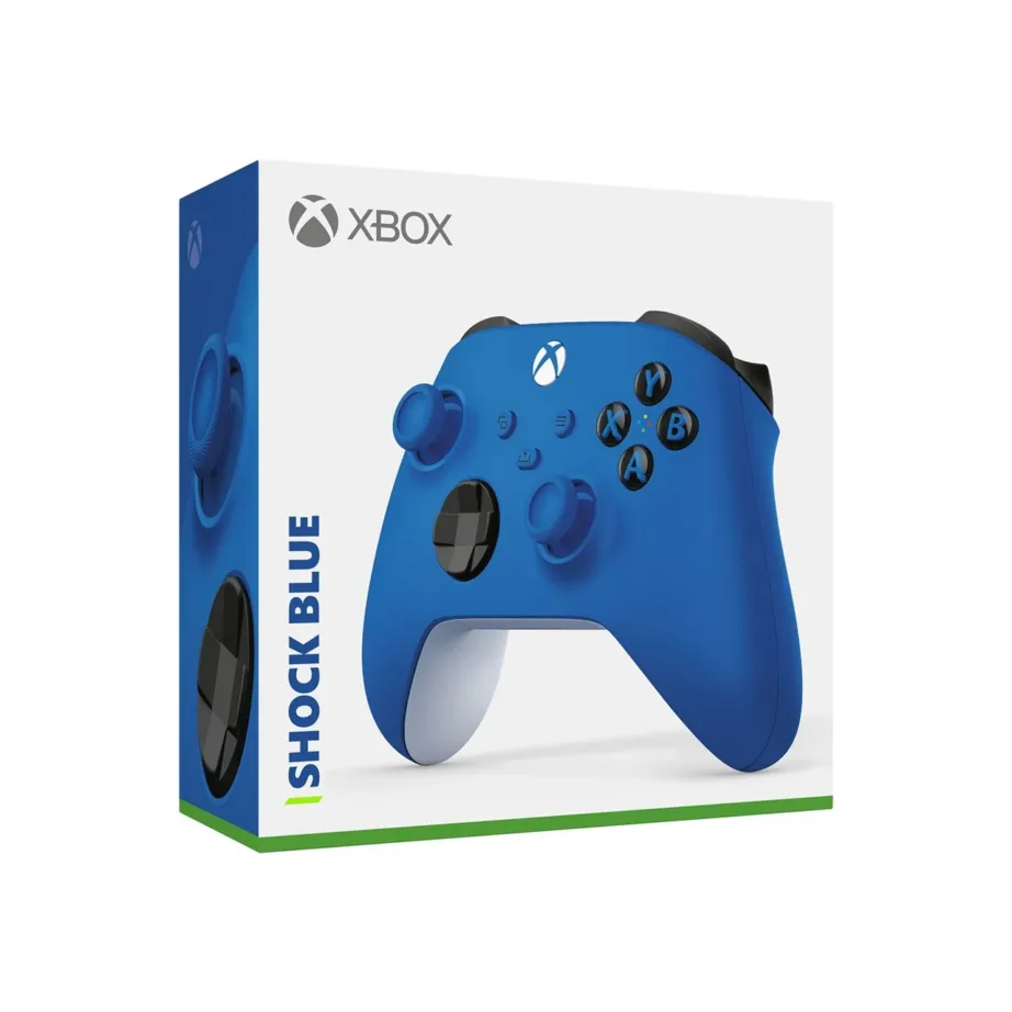 Microsoft Xbox Wireless Controller Shock Blue Bluetooth/USB mängupult, 177,8×152,4×58 mm, patarei- ja USB-toitega, kuni 40 h aku, Xbox Series X/S, One, PC, Android, iOS ühilduvus – 10