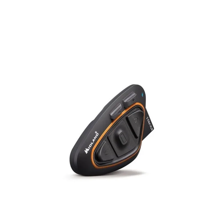 Midland BTX1 PRO S-SINGLE must IPX6 800 m Bluetooth 4.2 mootorratta intercom, 3 kasutajale, 20 h kõneaeg
