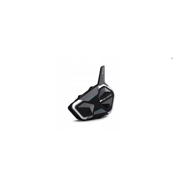 Midland R1 MESH SINGLE must IPX6 veekindel mootorratta intercom 6 kasutajale, 500 m ulatus, 23 h aku, 85x70x25 mm, USB-kaabel, 1 tk