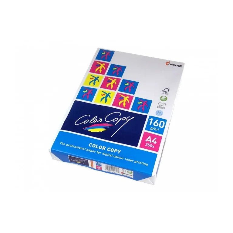 Mondi Color Copy 8687A16 A4 160g/m² valge satiinpaber koopiamasinatele, 250 lehte, Igepa