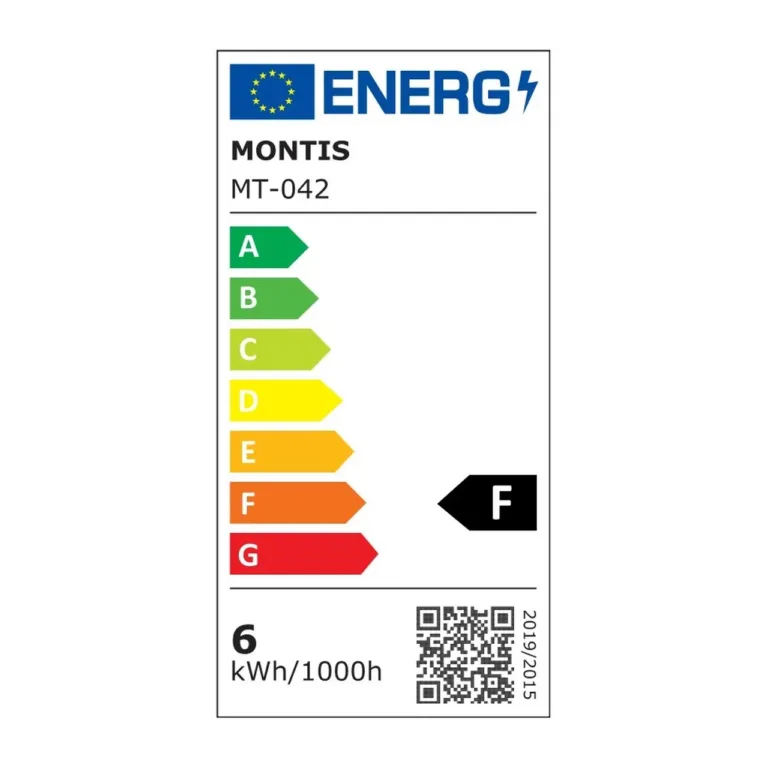 Montis MT042-BK 5,7 W must LED-laualamp, hämardatav ja värvimuutev, 144x58x410 mm