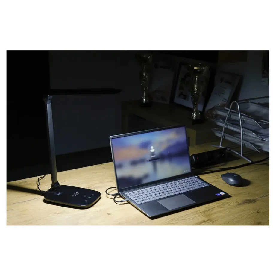 Montis MT042-BK 5,7 W must LED-laualamp, hämardatav ja värvimuutev, 144x58x410 mm – 4