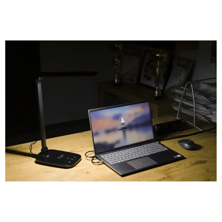 Montis MT042-BK 5,7 W must LED-laualamp, hämardatav ja värvimuutev, 144x58x410 mm