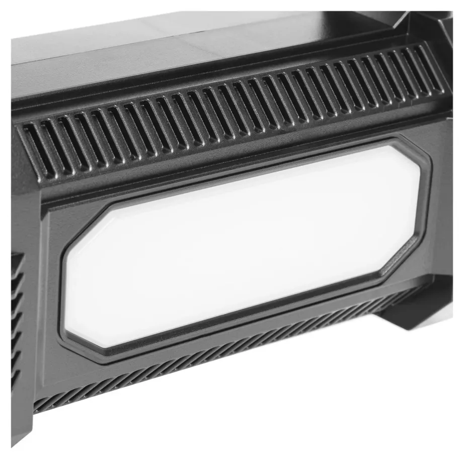 Montis MT146 20W LED 4800mAh must laetav käsitaskulamp USB-C, 4×18650 Li-ion akudega – 6