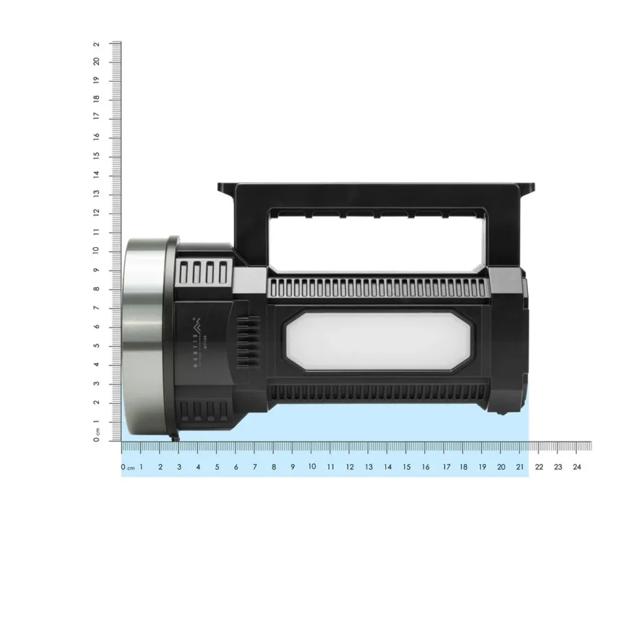Montis MT146 20W LED 4800mAh must laetav käsitaskulamp USB-C, 4×18650 Li-ion akudega – 9