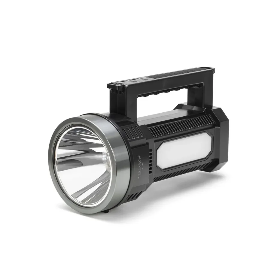 Montis MT146 20W LED 4800mAh must laetav käsitaskulamp USB-C, 4×18650 Li-ion akudega