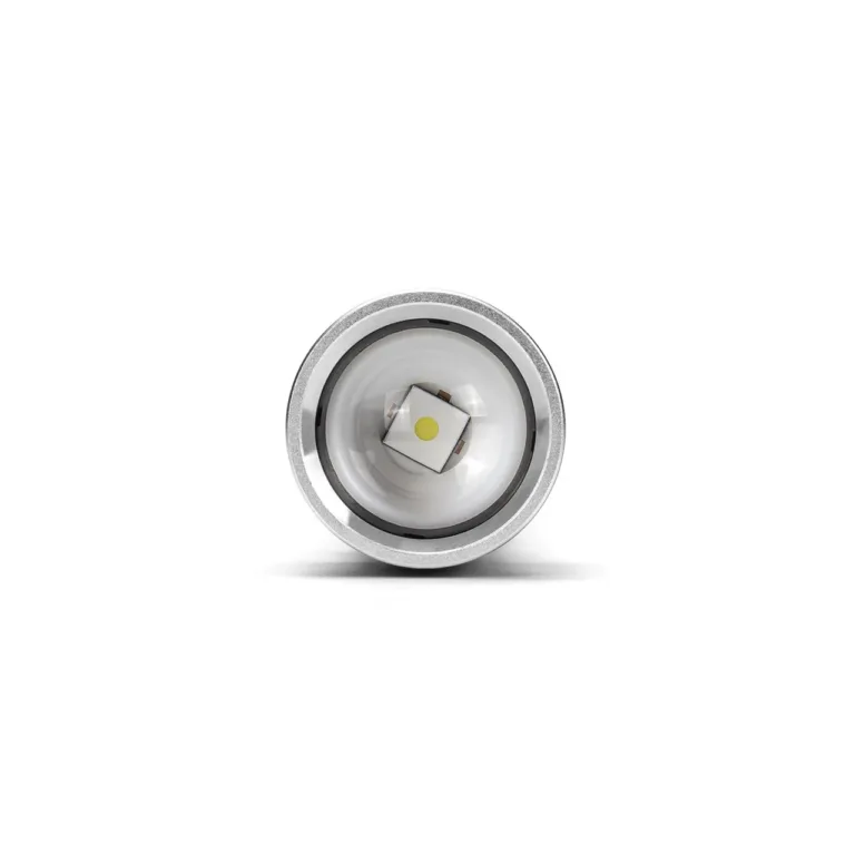 Montis MT158 5W LED must alumiiniumist käsitaskulamp, laetav 18650 liitiumaku, USB-C, 142 mm