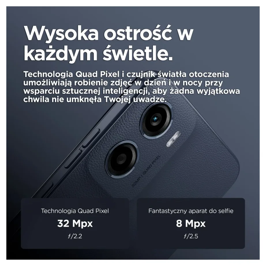 Motorola moto e15 PB6S0013FR 6,67″ Dual SIM 4G sinine nutitelefon, 2GB/64GB, 32MP kaamera, 5200mAh aku, Android 14 Go, IP54 – 5