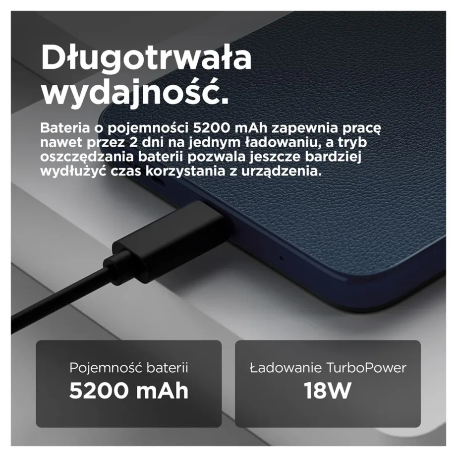 Motorola moto e15 PB6S0013FR 6,67″ Dual SIM 4G sinine nutitelefon, 2GB/64GB, 32MP kaamera, 5200mAh aku, Android 14 Go, IP54 – 8