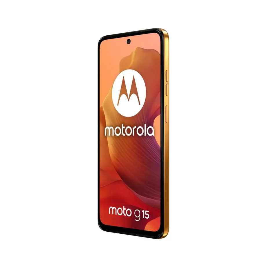 Motorola moto g15 PB6E0015PL 6,72″ 8GB/128GB oranž Dual SIM 4G nutitelefon, MediaTek Helio G81, Android 15, 5200mAh, IP54 – 3