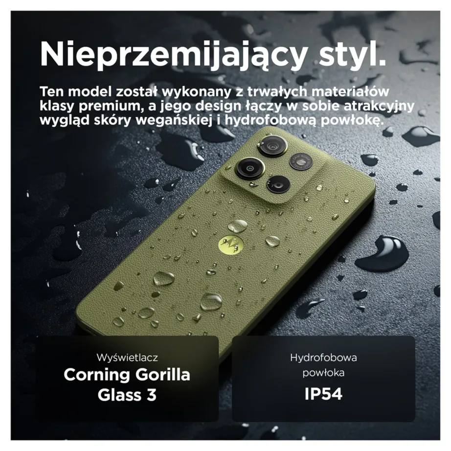 Motorola moto g15 PB6E0016PL 6,72″ 8GB/128GB roheline 4G Dual SIM IP54 tehisnahast korpusega nutitelefon, 5200 mAh aku, Android 15 – 8