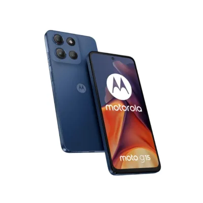 Motorola moto g15 PB6E0062PL 6,72" 8GB/128GB tumesinine Dual SIM Android 15 nutitelefon, MediaTek Helio G81, 5200 mAh aku, IP54, kunstnahast korpus