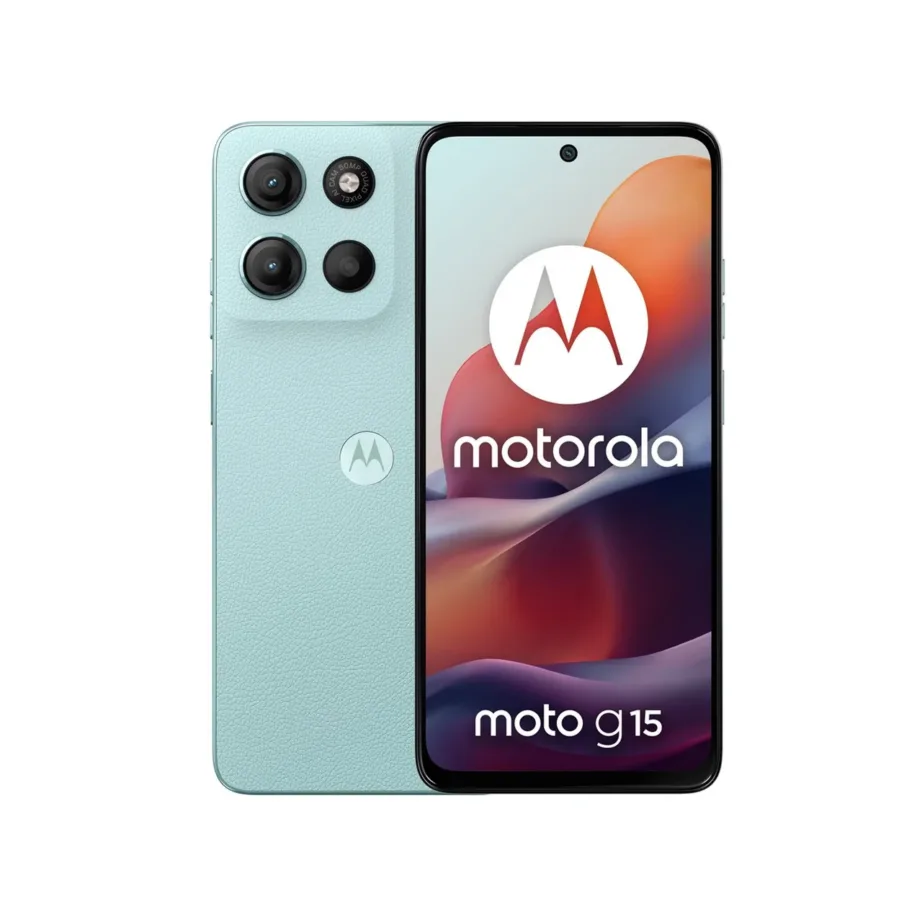 Motorola moto g15 PB6E0063PL 6,72″ Dual SIM 8GB/128GB sinine Android 15 nutitelefon, 4G LTE, 5200 mAh aku, IP54, Gorilla Glass 3 – 3