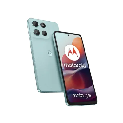 Motorola moto g15 PB6E0063PL 6,72" Dual SIM 8GB/128GB sinine Android 15 nutitelefon, 4G LTE, 5200 mAh aku, IP54, Gorilla Glass 3