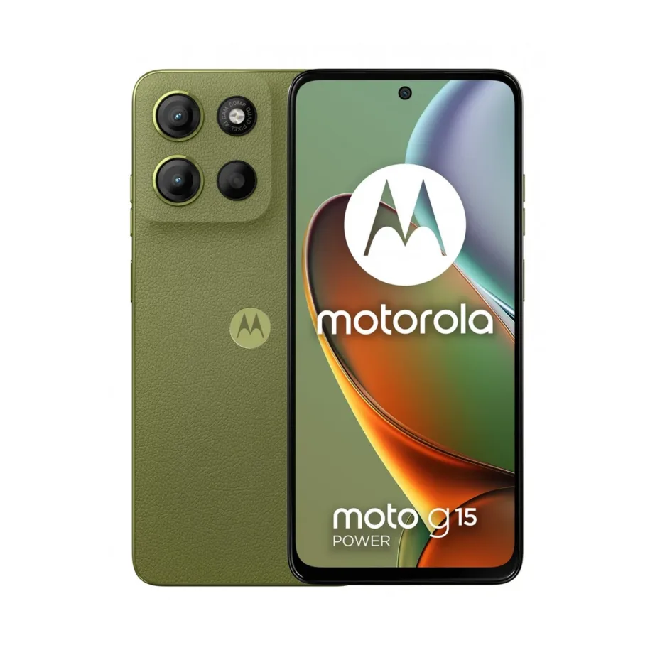 Motorola moto g15 Power PB6G0002PL 6,72″ 8GB/256GB roheline 6000 mAh IP54 Dual SIM nutitelefon Android 15, Helio G81, kunstnahk – 8