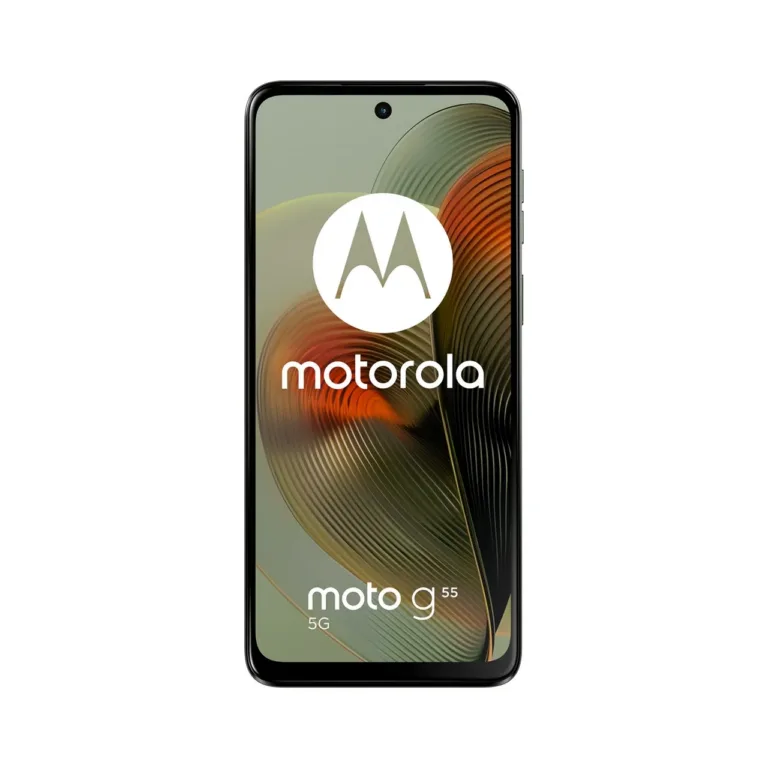 Motorola Moto G55 5G 6,49″ 8GB/256GB roheline Dual SIM nutitelefon, Android 14, 5000 mAh aku, IP54, kunstnahast korpus