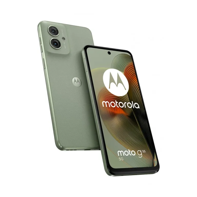 Motorola Moto G55 5G 6,49″ 8GB/256GB roheline Dual SIM nutitelefon, Android 14, 5000 mAh aku, IP54, kunstnahast korpus