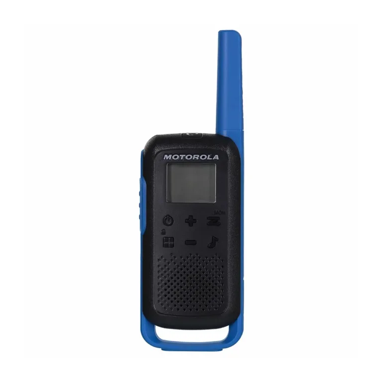 Motorola MOTO62B 8 km 16 kanaliga oranž/must raadiosaatjakomplekt laetavate akude ja Micro-USB laadijaga