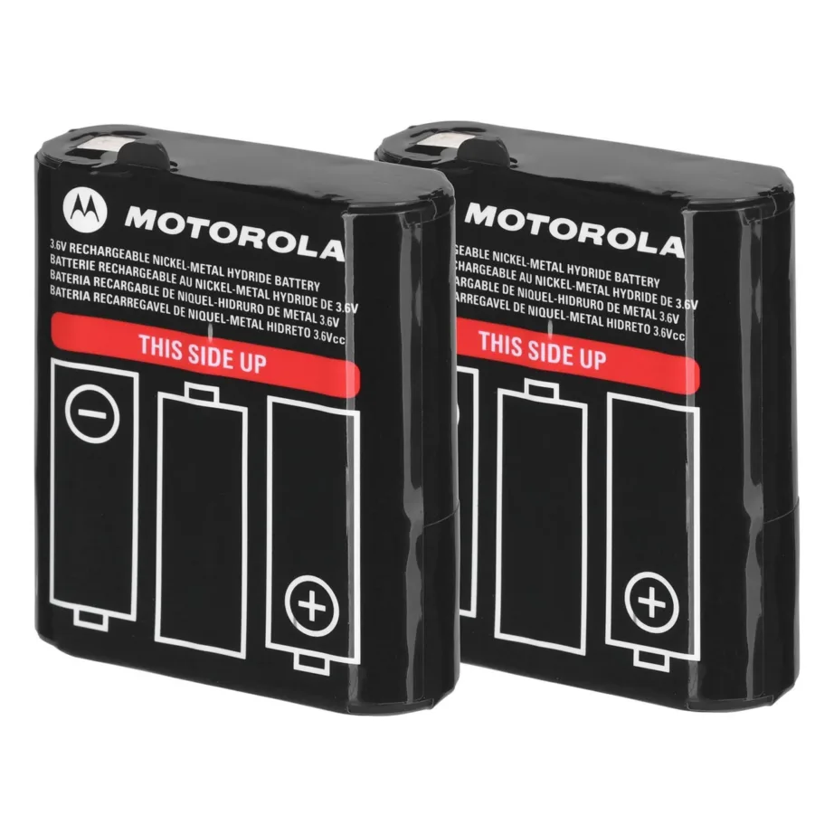 Motorola MOTO82 T82 16-kanaliline oranž-must kahepoolne raadiosaatjate komplekt, 10 km ulatus, laetavate NiMH akude, vööklambri ja laadijaga – 9