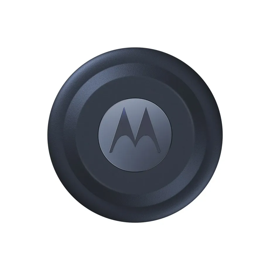Motorola PG38C06059 sinine universaalne Bluetooth 5.4 asukohaotsija IP67 veekindlusega, kuni 100 m tööraadius, CR2032 patareiga, Android 9.0 tugi