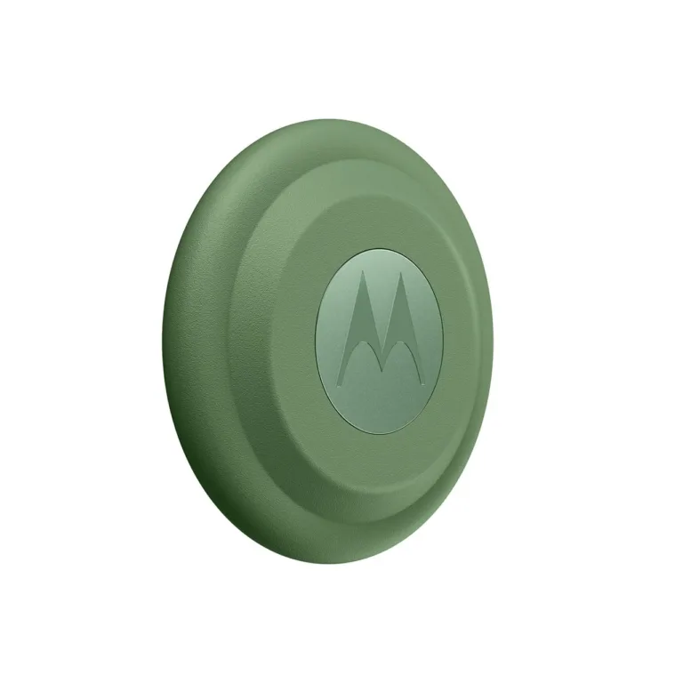 Motorola PG38C06071 roheline universaalne IP67 veekindel Bluetooth 5.4 GPS-jälgija Androidile, 32x32x8 mm, CR2032 patareiga