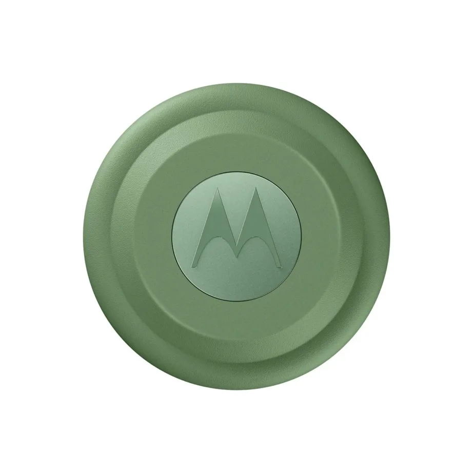 Motorola PG38C06071 roheline universaalne IP67 veekindel Bluetooth 5.4 GPS-jälgija Androidile, 32x32x8 mm, CR2032 patareiga