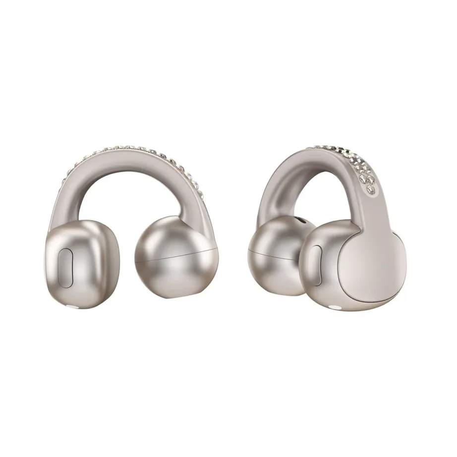 Motorola PG38C07172 moto buds loop Bluetooth 5.0 pritsmekindlad 8+37 h Ear-clip juhtmevabad kõrvaklapid Dolby Atmos mürasummutusega, French Oak beež – 3