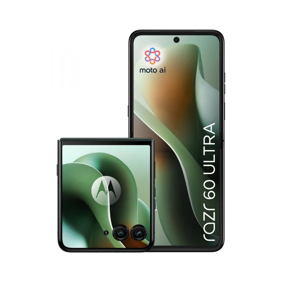 Motorola razr 60 Ultra PB8R0006PL 16GB/512GB 6,96″ volditav 5G nutitelefon, Android 15, 4700 mAh aku, rohelise Alcantara korpusega, IP48 - 23