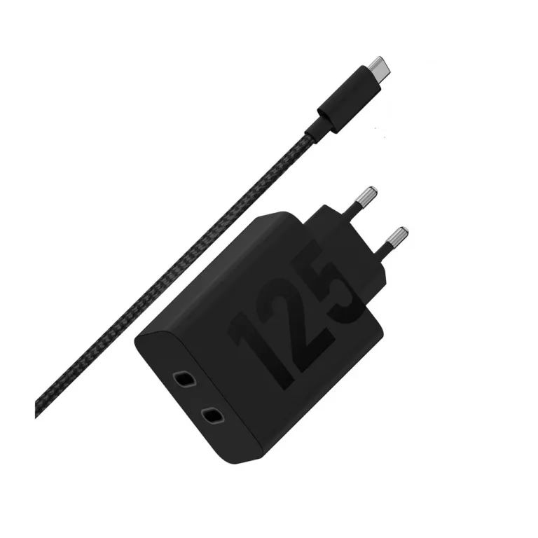 Motorola TurboPower PG38C06632 125W must 2x USB-C universaalne siseruumide kiirlaadija 2 m kaabliga