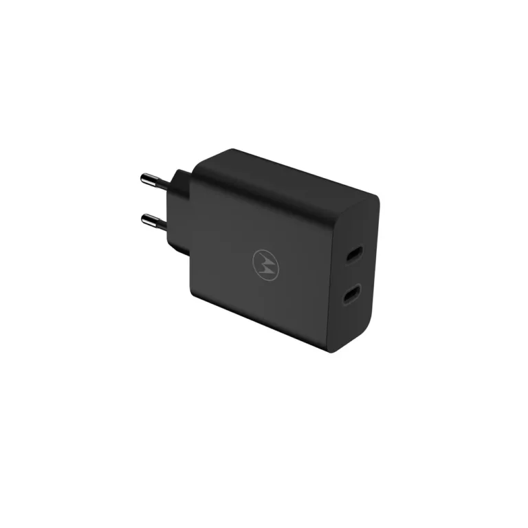 Motorola TurboPower PG38C06632 125W must 2x USB-C universaalne siseruumide kiirlaadija 2 m kaabliga