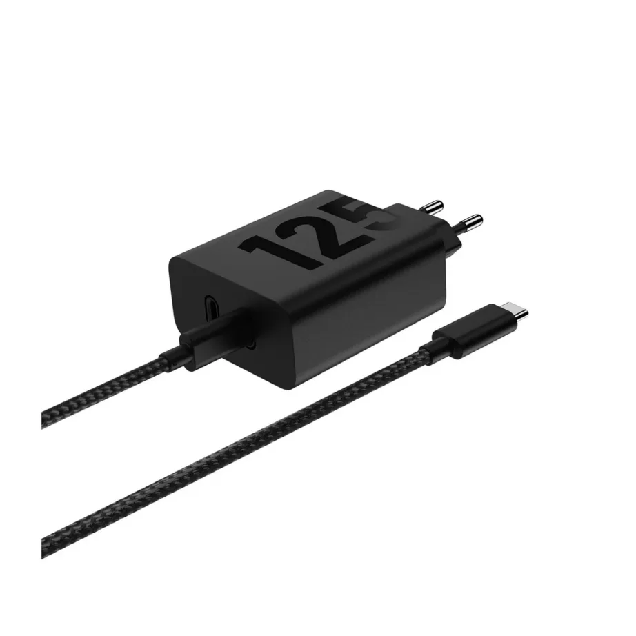 Motorola TurboPower PG38C06632 125W must 2x USB-C universaalne siseruumide kiirlaadija 2 m kaabliga