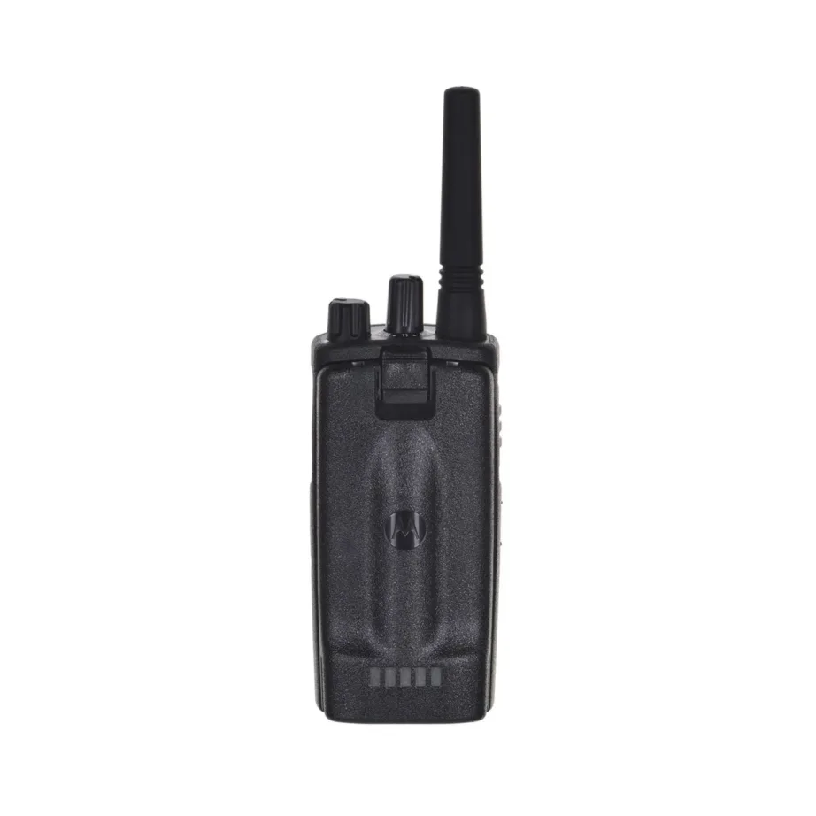 Motorola XT460 16-kanaliline IP55 must PMR käsiraadio, 0,5 W saatja, laetav NiMH aku, LED-ekraan, profikasutuseks – 3