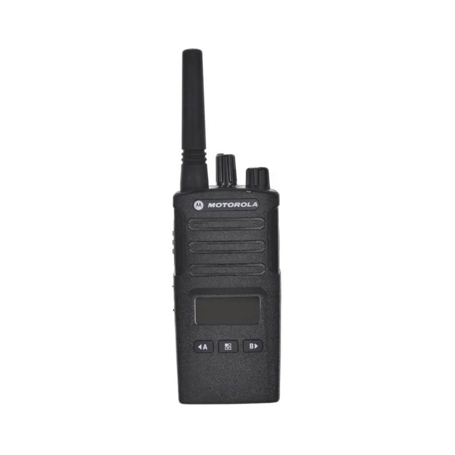 Motorola XT460 16-kanaliline IP55 must PMR käsiraadio, 0,5 W saatja, laetav NiMH aku, LED-ekraan, profikasutuseks – 4