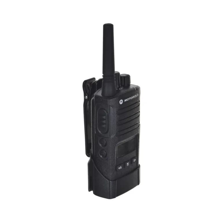 Motorola XT460 16-kanaliline IP55 must PMR käsiraadio, 0,5 W saatja, laetav NiMH aku, LED-ekraan, profikasutuseks