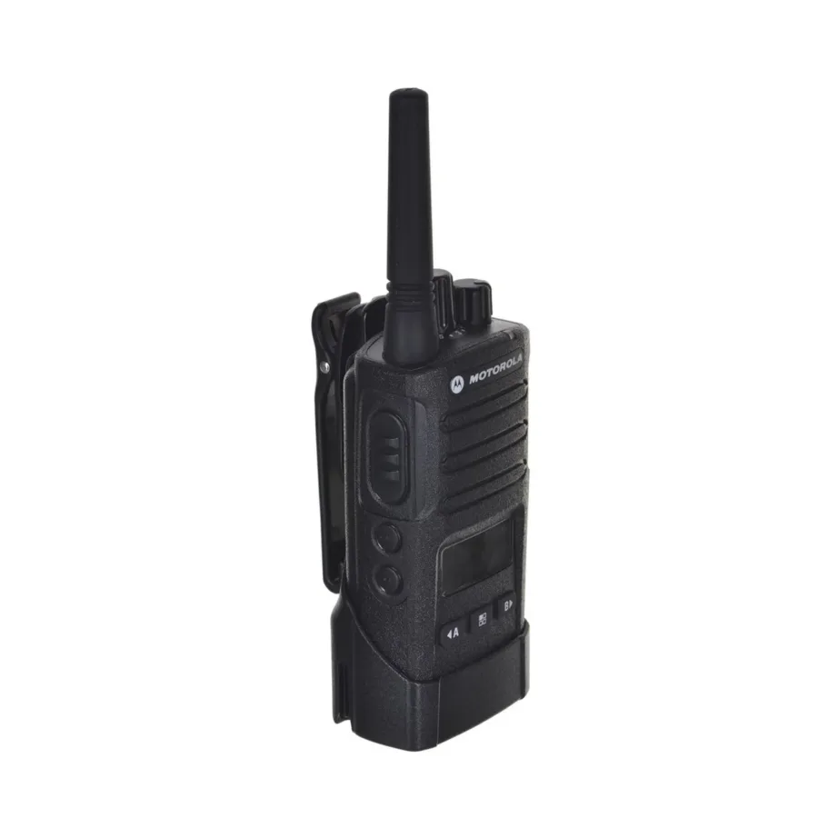 Motorola XT460 16-kanaliline IP55 must PMR käsiraadio, 0,5 W saatja, laetav NiMH aku, LED-ekraan, profikasutuseks – 6