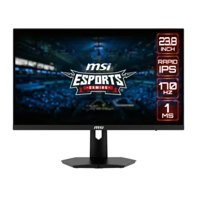 MSI G244F E2 23,8" 180 Hz IPS Full HD must raamita mängurimonitor, VESA kinnitus