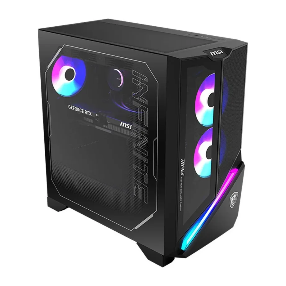 MSI MPG Infinite X3 AI 2NVZ9-063EU Intel Core Ultra 9 285K/32GB DDR5/1TB M.2 SSD/RTX 5090 32GB/Win11 must lauaarvuti mänguritele (235x481x485 mm) – 3