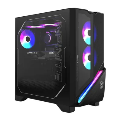 MSI MPG Infinite X3 AI 2NVZ9-063EU Intel Core Ultra 9 285K/32GB DDR5/1TB M.2 SSD/RTX 5090 32GB/Win11 must lauaarvuti mänguritele (235x481x485 mm)