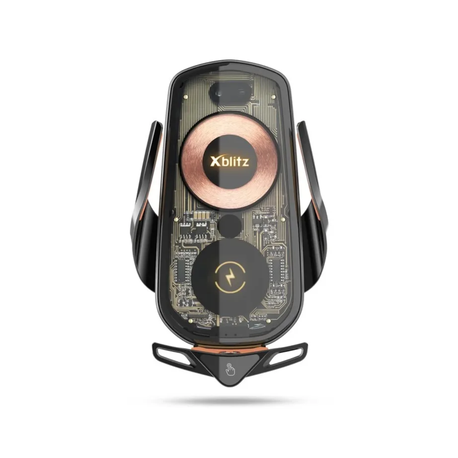 Must auto peatoe hoidik Xblitz FX6 nutitelefonidele ja tahvlitele, 360° pööratav, kuni 7.9” ekraanile