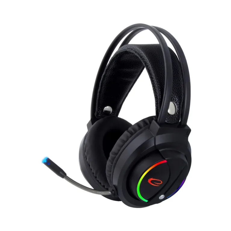 Must juhtmega mänguri peakomplekt Esperanza EGH470, RGB valgustus