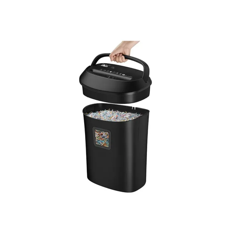 Must paberi ja CD hävitaja Tracer FileCrusher 12-leheline ristlõikega, 25L konteiner